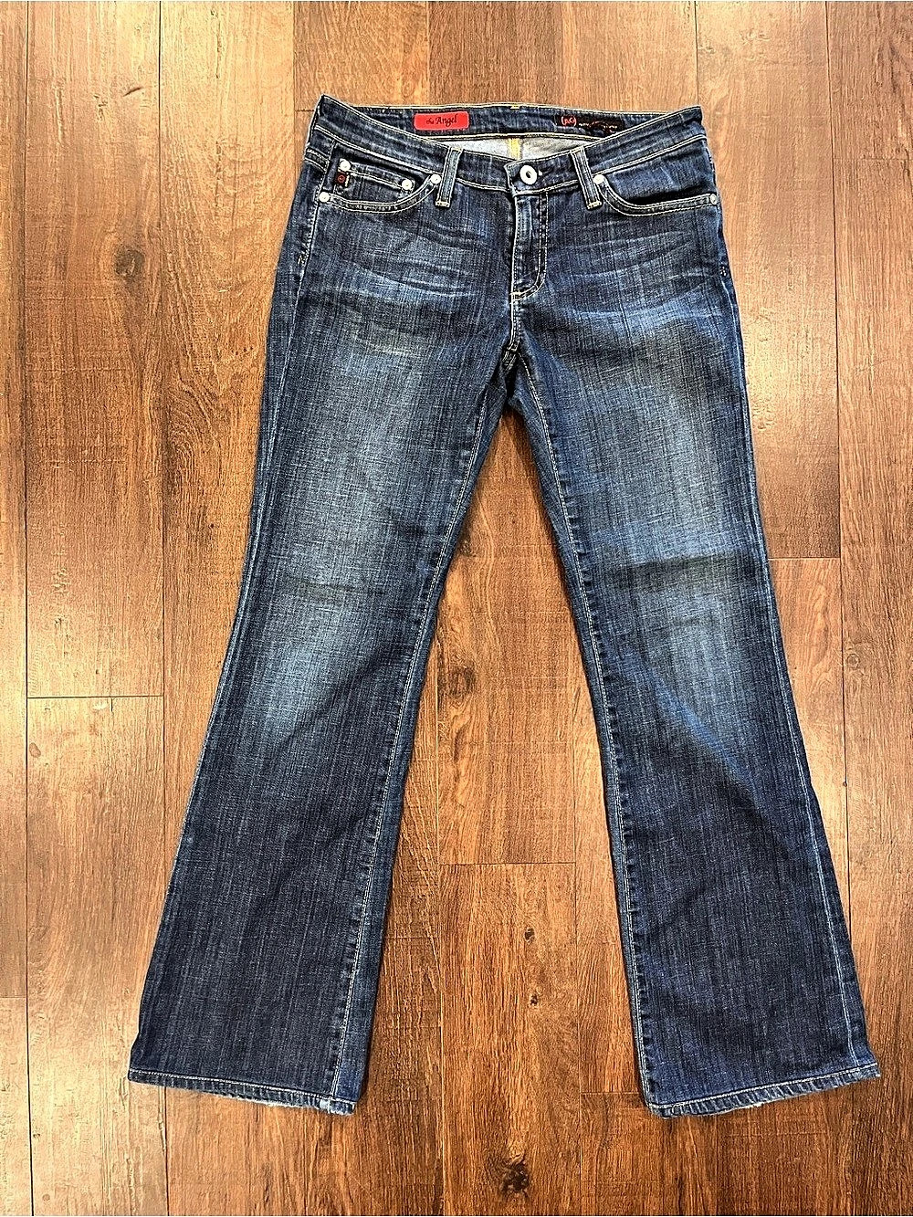 AG Adriano Goldschmied The Angel Bootcut Jeans Women’s 27R Dark Wash Preppy